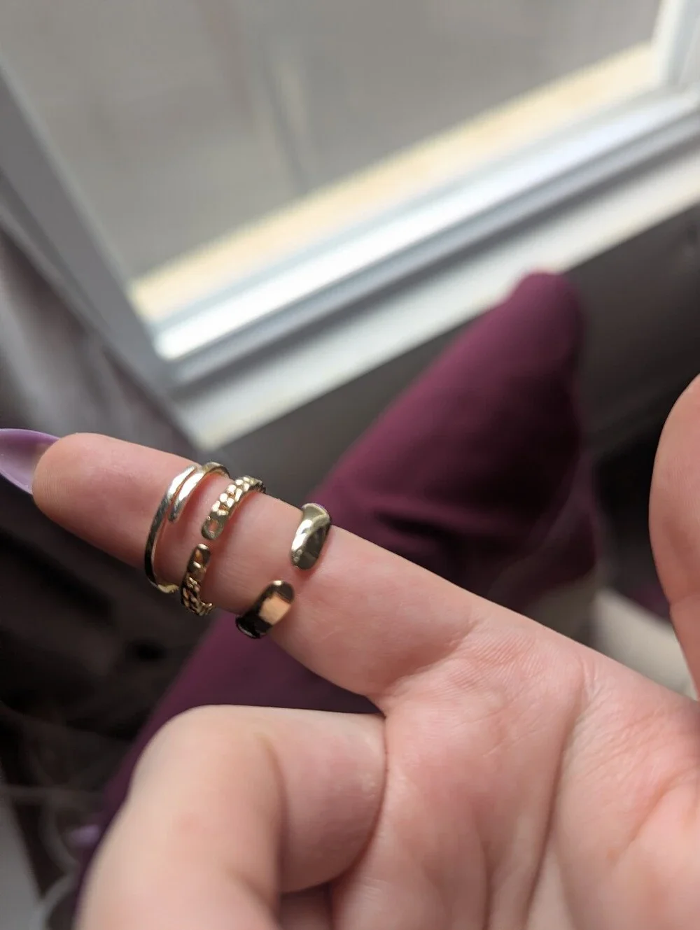 Set Of 3 Evil Eye Rings